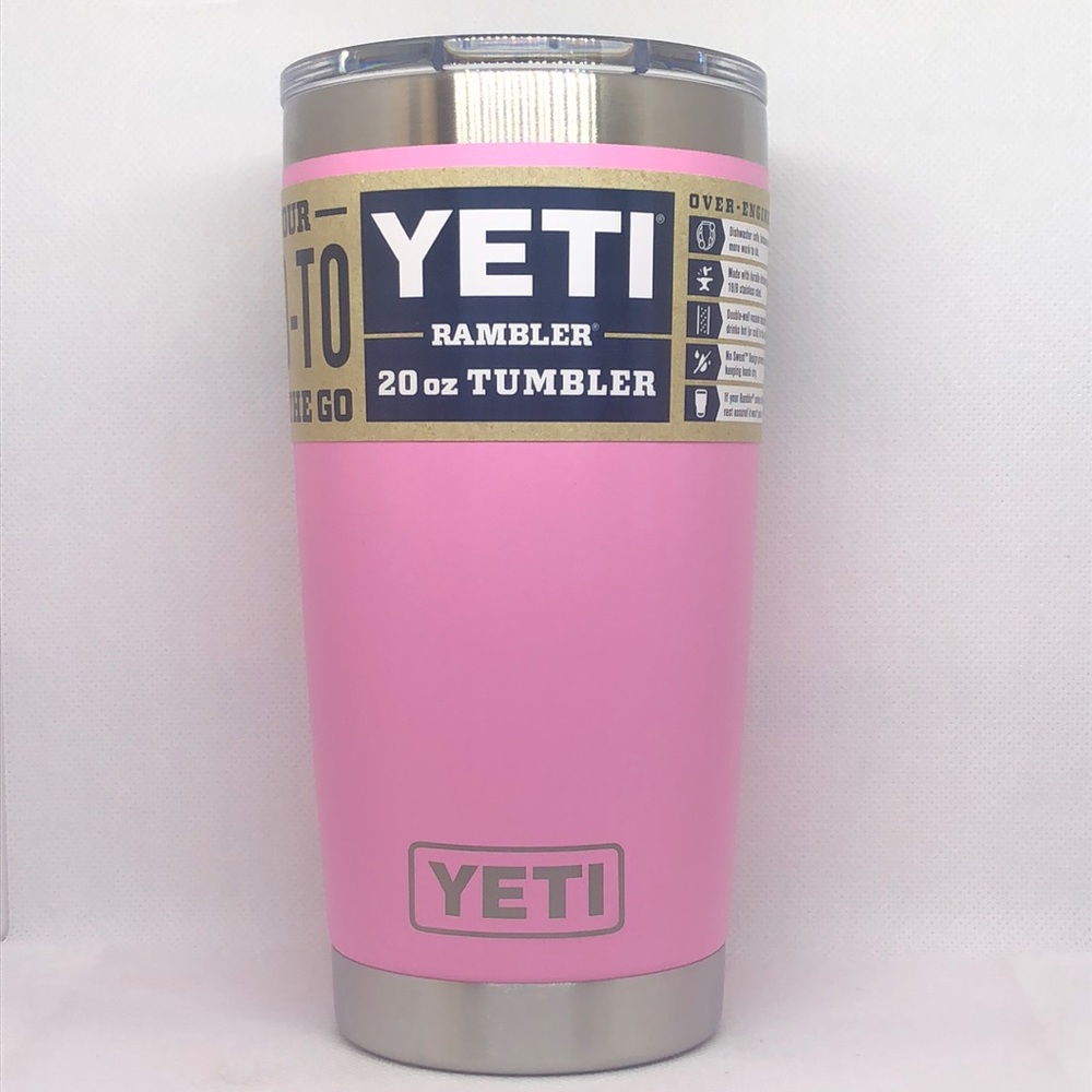 🩷 Yeti Rambler Tumbler Power Pink 20oz 🩷 NWT 🩷